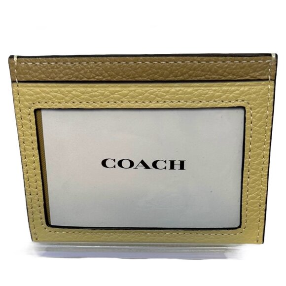 Coach Slim Id Card Case With Lemon Graphic (NWT) - Picture 2 of 2